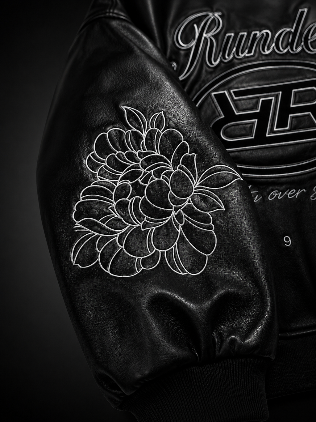 RNDR - Oversized Leather Bomber