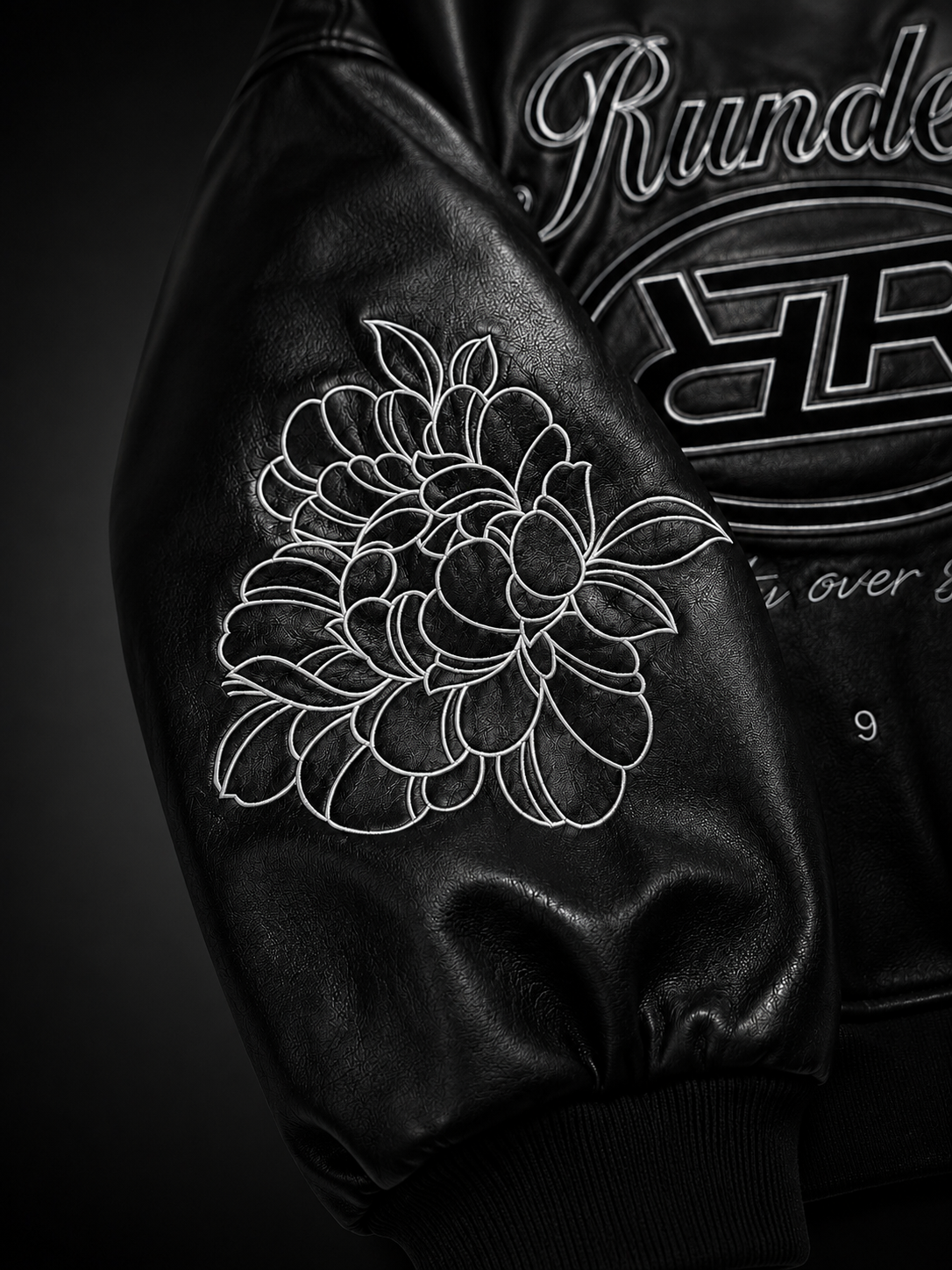 RNDR - Oversized Leather Bomber