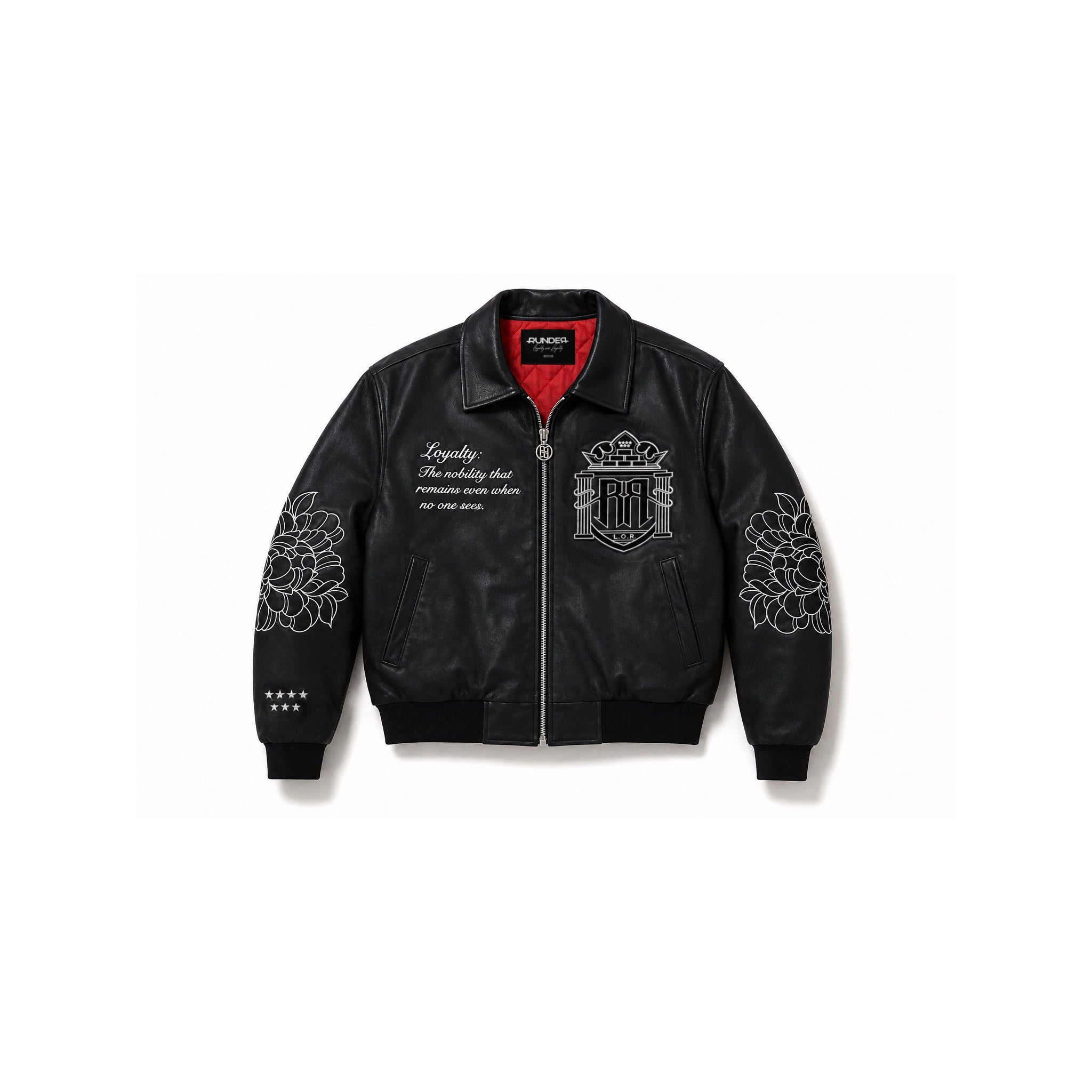 RNDR - Oversized Leather Bomber