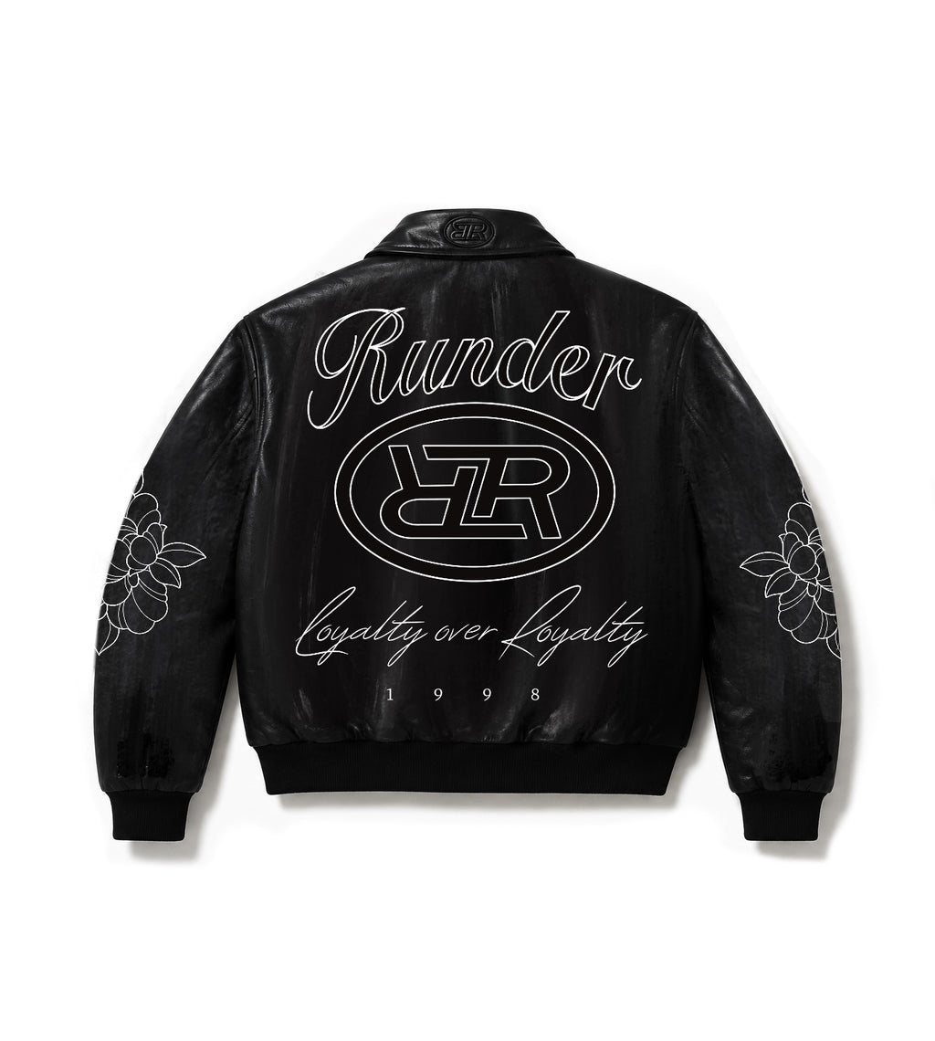 RNDR - Oversized Leather Bomber