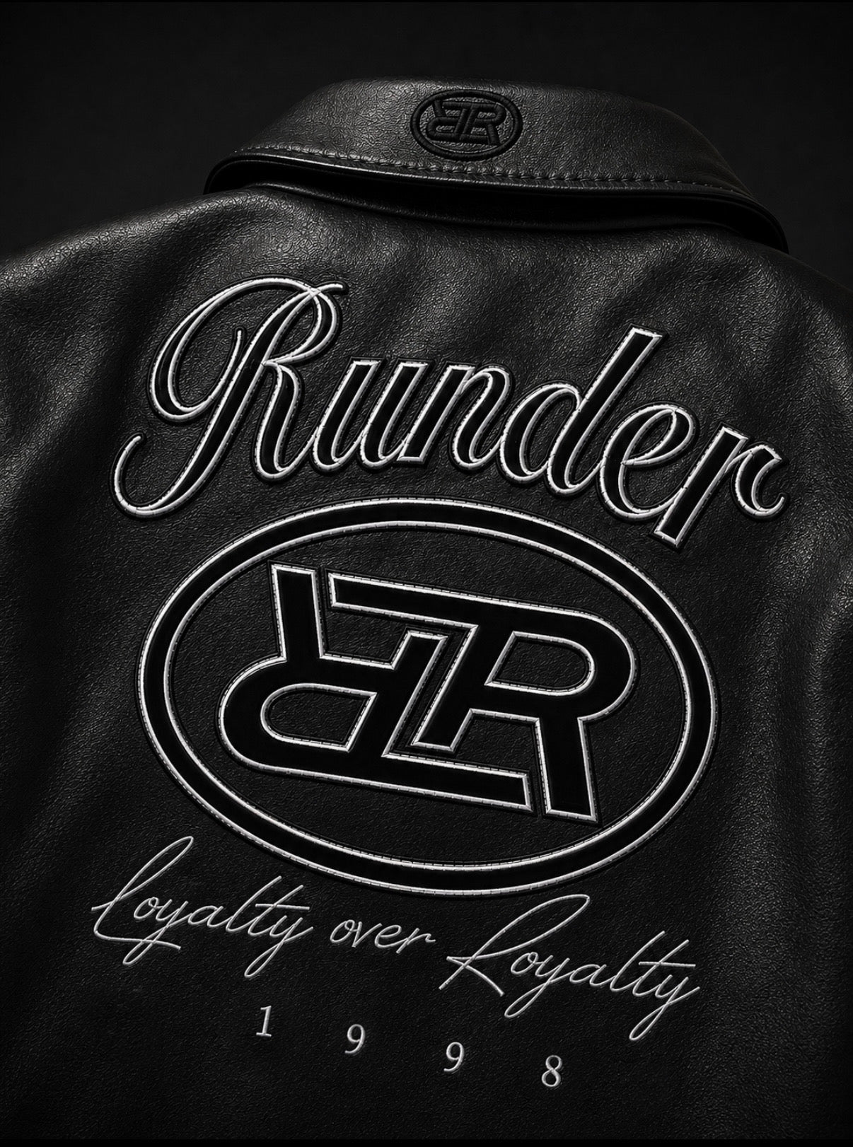 RNDR - Oversized Leather Bomber