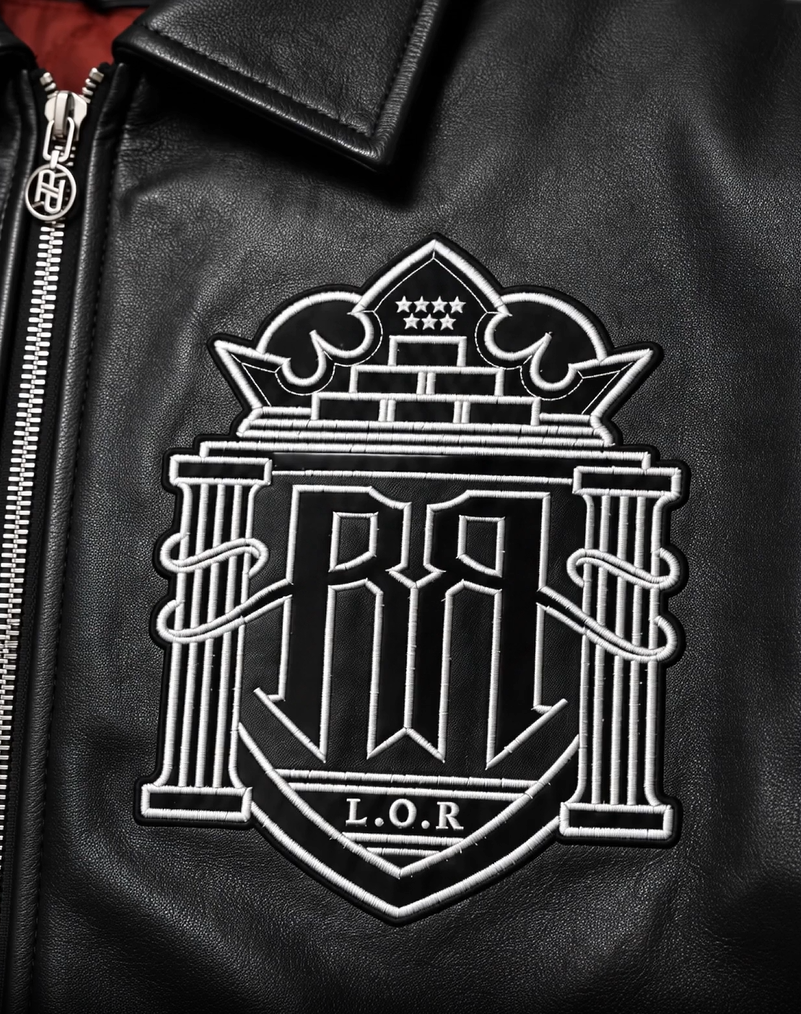 RNDR - Oversized Leather Bomber