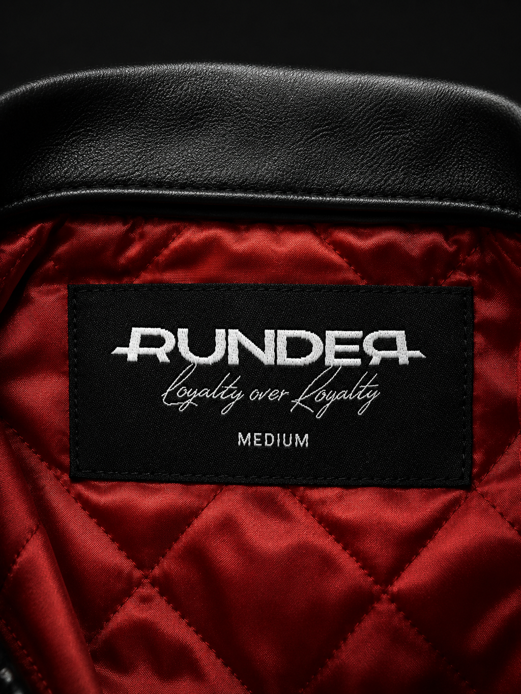 RNDR - Oversized Leather Bomber